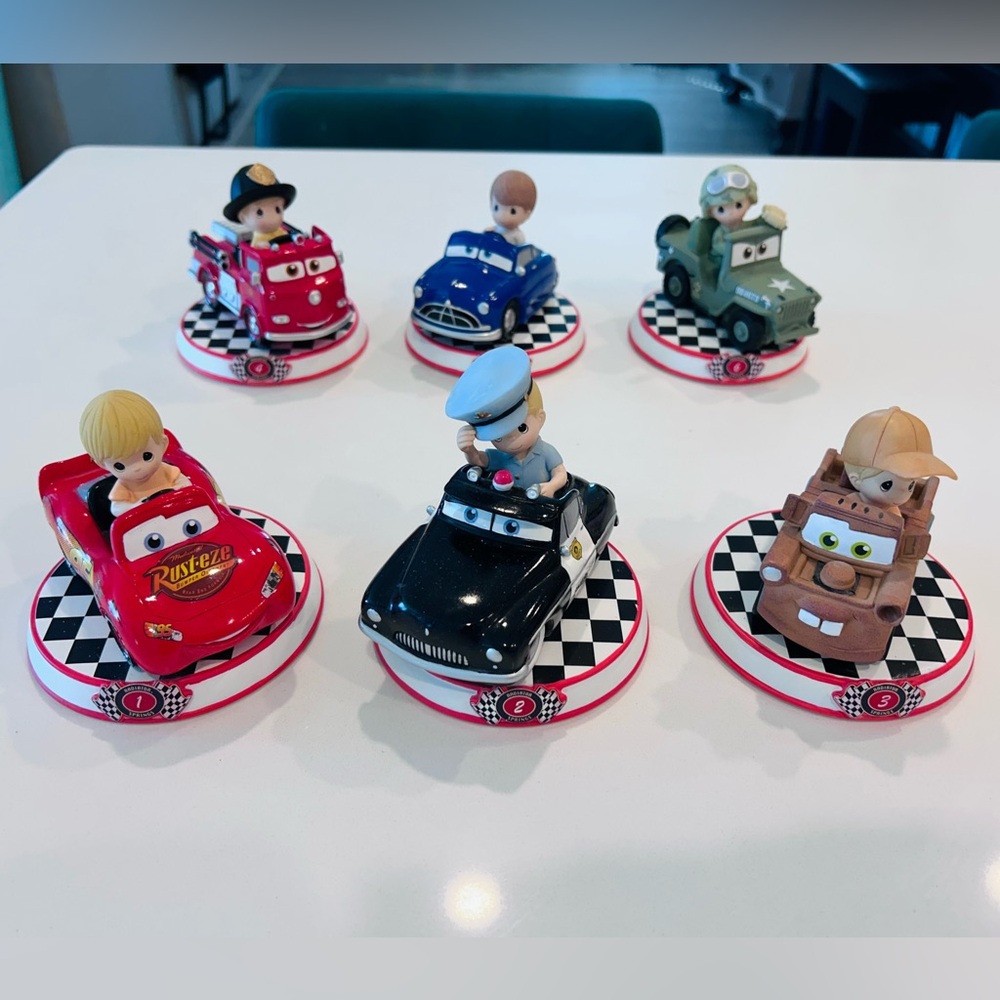 ❗️SOLD❗️Precious Moments Disney Pixar Car Birthday Figurines